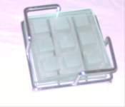 Glass coasters