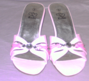 Ladies pink shoes size 3