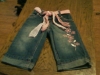 Girls 3 quarter length jeans