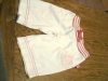 Pink and white barbie shorts 2 years